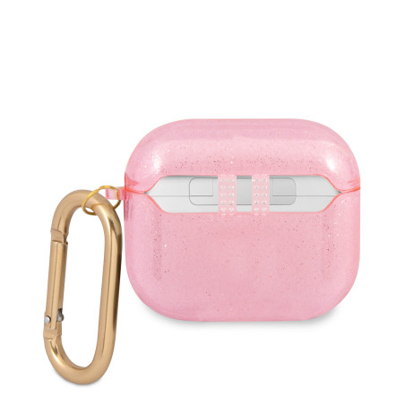 Coque de Protection pour AirPods 3 TPU Pailleté Coloré GUESS GUA3UCG4GP - Rose — Accessoire · Smarty Paris 18e